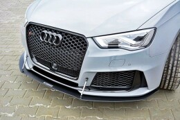 Racing Cup Spoilerlippe Front Ansatz für Audi RS3 8VA SPORTBACK