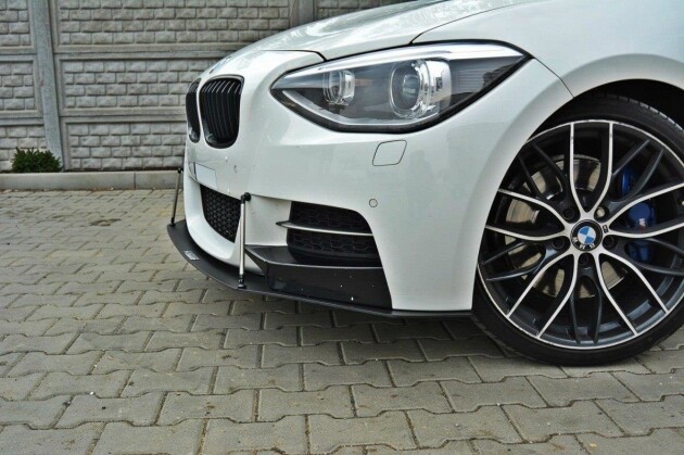 Racing Cup Spoilerlippe Front Ansatz für BMW 1er F20/F21 M-Power vor FL