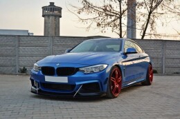 Street Pro Spoilerlippe Front Ansatz V.3 passend für BMW 4er Coupe / Gran Coupe / Cabrio M-Paket F32 / F36 / F33