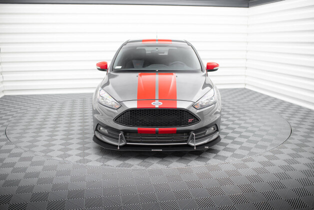 Street Pro Spoilerlippe Front Ansatz V.1 passend für Ford Focus ST Mk3 FL