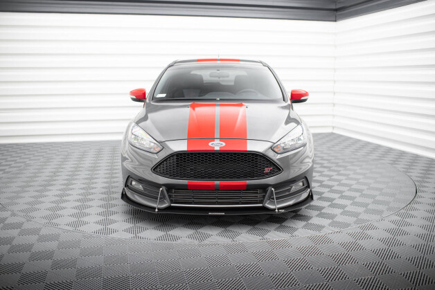 Street Pro Spoilerlippe Front Ansatz V.2 passend für Ford Focus ST Mk3 FL