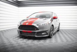 Street Pro Spoilerlippe Front Ansatz V.3 passend für Ford Focus ST Mk3 FL