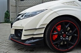 Racing Cup Spoilerlippe Front Ansatz für v.1 HONDA CIVIC IX TYPE R