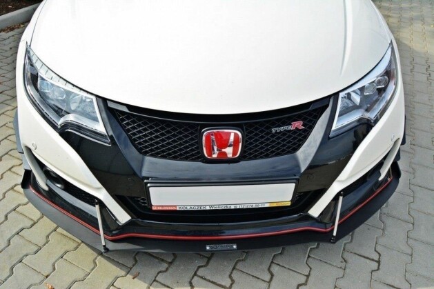 Racing Cup Spoilerlippe Front Ansatz für v.2 HONDA CIVIC IX TYPE R