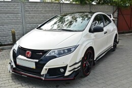 Racing Cup Spoilerlippe Front Ansatz für v.2 HONDA CIVIC IX TYPE R