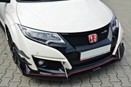Racing Cup Spoilerlippe Front Ansatz v.2 für Honda CIVIC IX TYPE R
