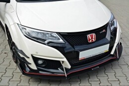Racing Cup Spoilerlippe Front Ansatz V.2 passend für HONDA CIVIC IX TYPE R