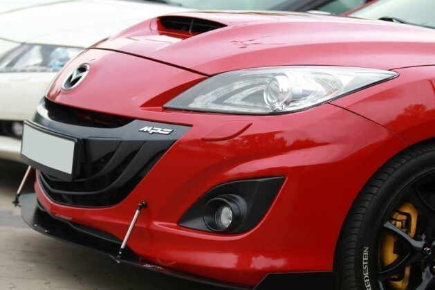 Racing Cup Spoilerlippe Front Ansatz für Mazda 3 MK2 MPS
