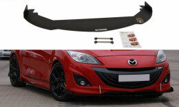 Street Pro Cup Spoilerlippe Front Ansatz für Mazda 3 MK2 MPS