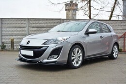 Racing Cup Spoilerlippe Front Ansatz passend für MAZDA 3 MK2 SPORT (vor Facelift)
