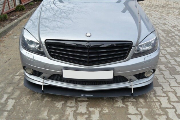 Racing Cup Spoilerlippe Front Ansatz für Mercedes C Limo / Kombi AMG-Line W204 / S204