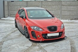 Racing Cup Spoilerlippe Front Ansatz V.1 passend für SEAT LEON MK2 MS DESIGN