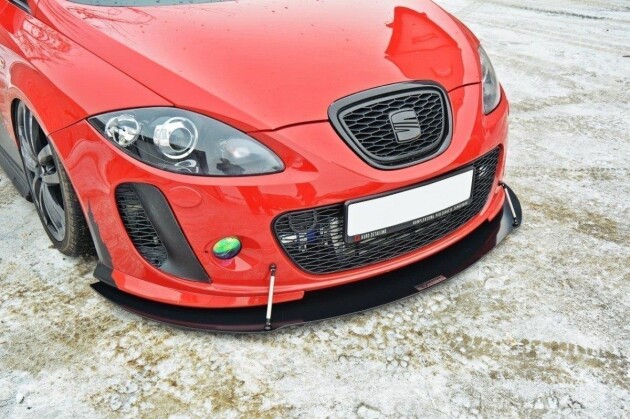 Racing Cup Spoilerlippe Front Ansatz V.2 für Seat LEON MK2 MS DESIGN