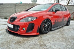 Racing Cup Spoilerlippe Front Ansatz V.2 passend für SEAT LEON MK2 MS DESIGN