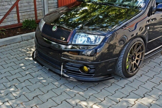 Sport Cup Spoilerlippe Front Ansatz passend für Skoda Fabia RS Mk1