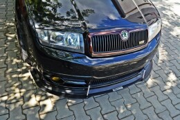 Sport Cup Spoilerlippe Front Ansatz passend für Skoda Fabia RS Mk1