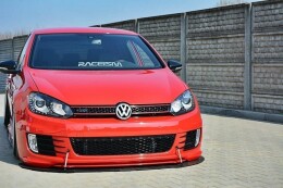 Racing Cup Spoilerlippe Front Ansatz für VW GOLF 6...