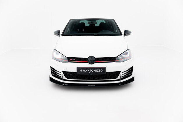 Racing Cup Spoilerlippe Front Ansatz passend für VW GOLF 7 GTI