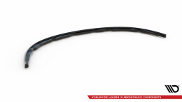 Cup Spoilerlippe Front Ansatz passend für RENAULT CLIO III RS schwarz Hochglanz