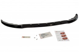 Cup Spoilerlippe Front Ansatz passend für RENAULT MASTER MK3 schwarz Hochglanz