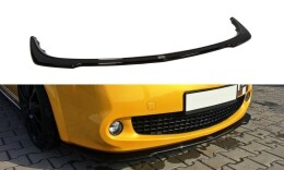 Cup Spoilerlippe Front Ansatz passend für RENAULT MEGANE II RS schwarz Hochglanz
