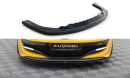Cup Spoilerlippe Front Ansatz passend für RENAULT MEGANE 3 RS v.1 schwarz Hochglanz