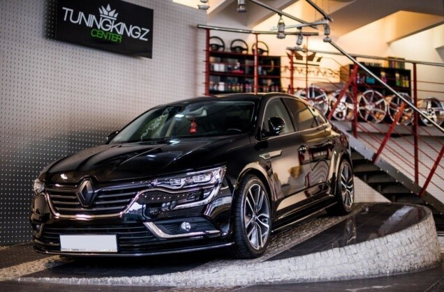 Street+ Spoilerlippe Front Ansatz passend für Renault Talisman schwarz Hochglanz