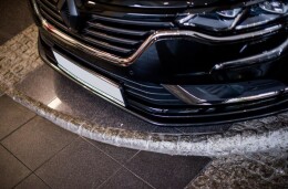 Cup Spoilerlippe Front Ansatz passend für Renault Talisman schwarz Hochglanz