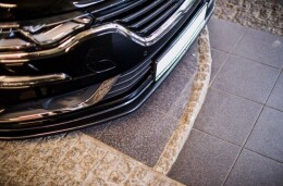 Cup Spoilerlippe Front Ansatz passend für Renault Talisman schwarz Hochglanz