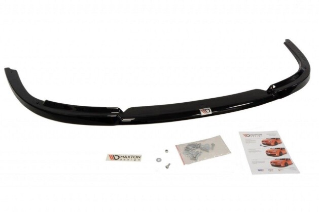 Cup Spoilerlippe Front Ansatz passend für SAAB 9-3 AERO schwarz Hochglanz