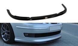 Cup Spoilerlippe Front Ansatz passend für SAAB 9-3 AERO schwarz Hochglanz