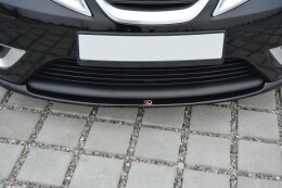 Cup Spoilerlippe Front Ansatz passend für Saab 9-3 Aero Mk2 Facelift schwarz Hochglanz