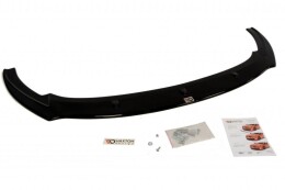 Cup Spoilerlippe Front Ansatz passend für SEAT IBIZA IV CUPRA (6J) Facelift schwarz Hochglanz