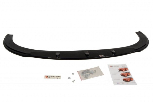 Cup Spoilerlippe Front Ansatz passend für SEAT IBIZA IV CUPRA(6J) vor Facelift schwarz Hochglanz