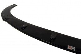 Cup Spoilerlippe Front Ansatz passend für SEAT IBIZA IV CUPRA(6J) vor Facelift schwarz Hochglanz