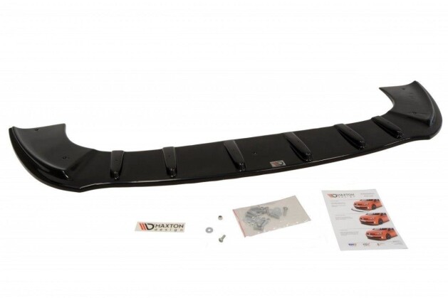Cup Spoilerlippe Front Ansatz passend für SEAT LEON MK1 mit Sport Stoßstange schwarz Hochglanz