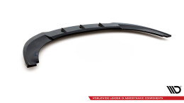 Cup Spoilerlippe Front Ansatz für SEAT LEON MK2 CUPRA FR (vor Facelift) schwarz Hochglanz