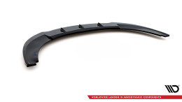 Cup Spoilerlippe Front Ansatz für Seat LEON MK2 CUPRA FR vor FL schwarz Hochglanz