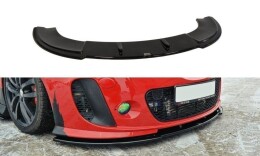 Cup Spoilerlippe Front Ansatz passend für SEAT LEON MK2 MS DESIGN schwarz Hochglanz