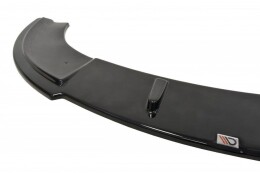 Cup Spoilerlippe Front Ansatz passend für SEAT LEON MK2 MS DESIGN schwarz Hochglanz