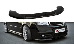 Cup Spoilerlippe Front Ansatz passend für Skoda Fabia RS Mk1 schwarz Hochglanz