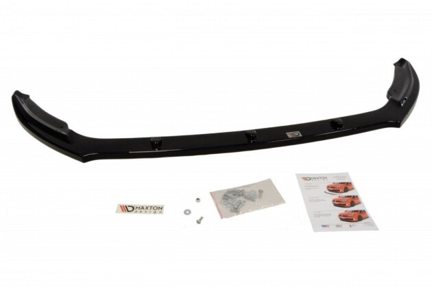 Cup Spoilerlippe Front Ansatz V.2 passend für Skoda Octavia Mk3 schwarz Hochglanz