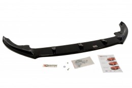 Cup Spoilerlippe Front Ansatz V.1 passend für Skoda Rapid schwarz Hochglanz