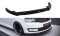 Cup Spoilerlippe Front Ansatz V.1 passend für Skoda Rapid schwarz Hochglanz