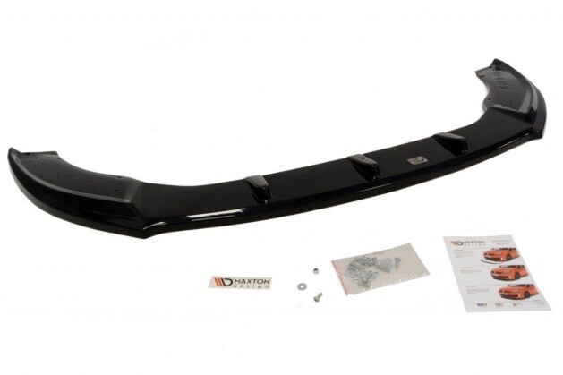 Cup Spoilerlippe Front Ansatz passend für Skoda Superb Mk2 FL schwarz Hochglanz