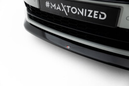 Cup Spoilerlippe Front Ansatz V.1 passend für Skoda Superb Liftback / Combi Mk3 schwarz Hochglanz