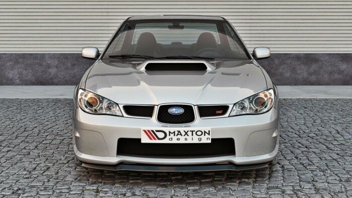 Cup Spoilerlippe Front Ansatz passend für Subaru Impreza WRX STI (HAWKEYE) schwarz Hochglanz
