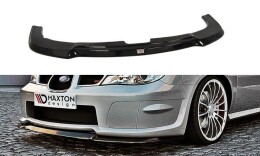 Cup Spoilerlippe Front Ansatz für Subaru Impreza WRX STI (HAWKEYE) schwarz Hochglanz