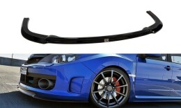 Cup Spoilerlippe Front Ansatz V.1 passend für Subaru Impreza WRX STI Mk3 schwarz Hochglanz