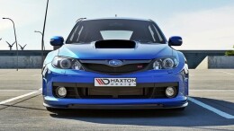 Street+ Spoilerlippe Front Ansatz V.1 passend für Subaru Impreza WRX STI Mk3 schwarz Hochglanz